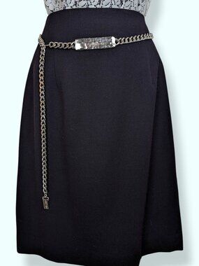Adjustable Chain Hammered Accent Belt